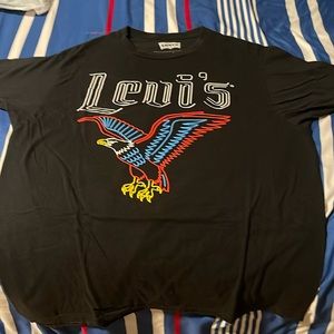 Levi’s neon eagle t shirt, good formal wear.